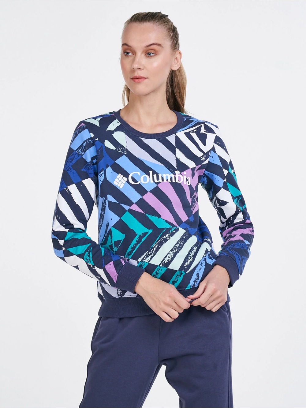 Columbia Sportswear Graphic Crewneck Sweatshirt - Size L